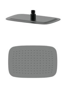 Верхний душ Wonzon & Woghand WW-88DP03-BGM темный графит