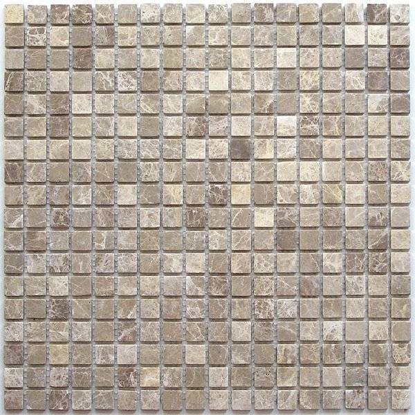 Мозаика Bonaparte Madrid-15 slim (Matt) из натурального камня (1.5x1.5) 30.5x30.5