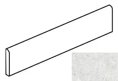 Плинтус Kerranova Monochrom K-2060/MR/p01 Белый 7.6x120x10