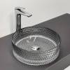 Раковина Comforty CF21010 стеклянная, градиентный серый