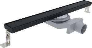 Душевой трап (лоток) Plumberia Selection PSL Linear 100 см, черный матовый
