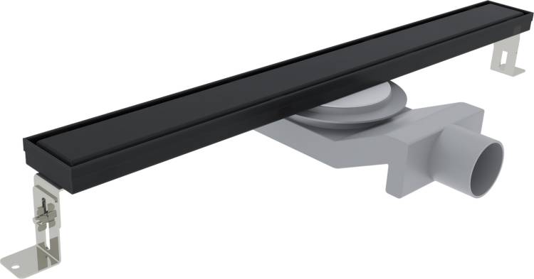 Душевой трап (лоток) Plumberia Selection PSL Linear 100 см, черный матовый