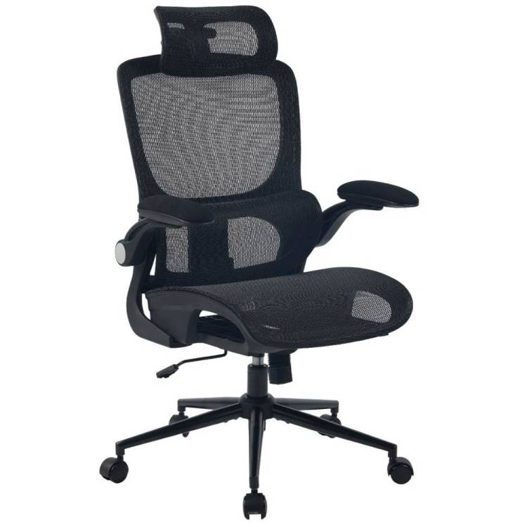 Кресло офисное Stool Group TopChairs Tactus ZR-24FZ78b черный