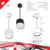 Подвесной светильник Reluce 53004-0.9-001LD GX53 WT фото 2