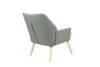 Кресло Stool Group Харви QH-8312K-WL 263-3+XC309-8 серый с серой экокожей, деревянные ножки фото 4