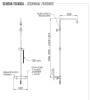 Душевая система Remer Elegance EQ32ASSDNO черный матовый, с термостатом фото 2