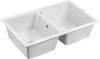 Мойка кухонная Paulmark Tandem PM238150-WH белая фото 3