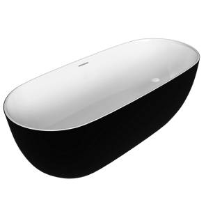 Акриловая ванна Grossman Classic GR-2502MB 160x80x58 черная