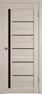 Межкомнатная дверь Владимирская Фабрика Дверей Atum 1 Cappuccino стекло Black Gloss 800x2000