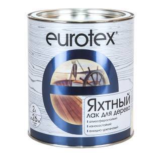 Лак яхтный алкидно-уретановый EUROTEX глянцевый 2 л