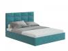 Кровать НК-Мебель Соната 72305115 1400х2000 велюр бирюзовая
