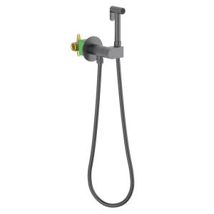 Гигиенический душ Timo Caisa 9137/18SM со смесителем, черное золото