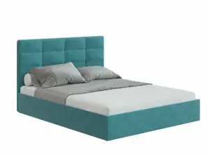 Кровать НК-Мебель Соната 72305115 1400х2000 велюр бирюзовая