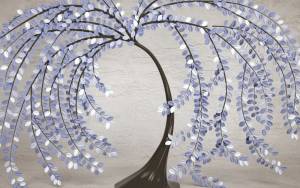 3D Фотообои Artegrafico «Лавандовые лепестки» FANT-099 акварель