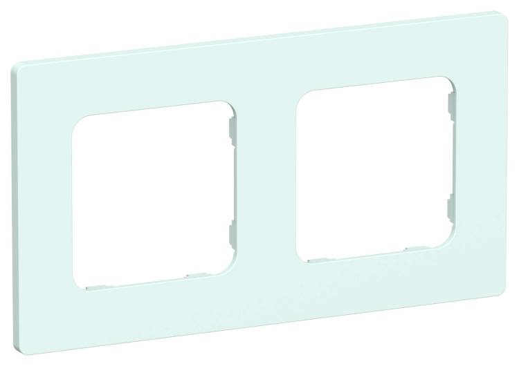 Рамка 2-постовая IEK Flite FI-M22-32-20-K94 холодный лед