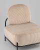 Кресло Stool Group Стоун vd-stone-cl-cream бежевый, велюр рельефный фото 8