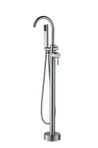 Смеситель для ванны Boch Mann Braies Brush Nickel BM8922, напольный никель