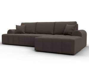 Диван угловой Лига Диванов Лига-080 134741 Коричневый