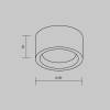 Потолочный светильник Maytoni Basic Texture MOD461CL-01B фото 4