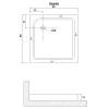 Поддон для душа Niagara Eco NG-P9090-14Q белый, 90x90 фото 2