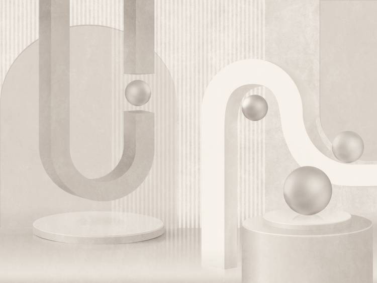 Фреска Ortograf Гармония 34797 Harmony of forms Филиграна FM-F