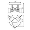 Спот Kanlux SONDA II EL-3O B 34926 фото 4
