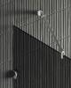 Душевая перегородка MaybahGlass MGD-274-4 79x195, стекло графит 8 мм, профиль хром глянцевый фото 5