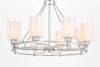 Подвесная люстра Lumina Deco Marietta LDP 8025-8 CHR+WT фото 3