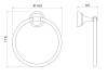 Полотенцедержатель Aquatek Классик AQ4512PG полированное золото фото 6