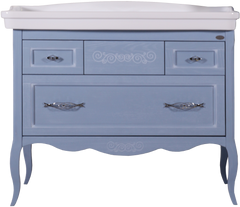 Тумба для комплекта ASB-Woodline Модерн 105 рошфор, белая патина