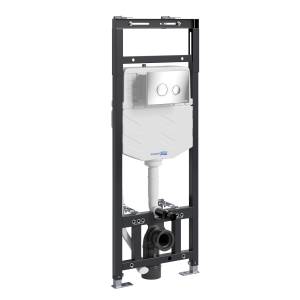 Система инсталляции для унитазов Wasserkraft Alme 15TLT.010.ME.CH01 клавиша хром