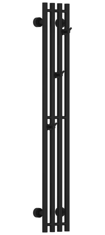 Полотенцесушитель водяной Сунержа Кантата PRO 31-0446-1215 Матовый чёрный, 120x15