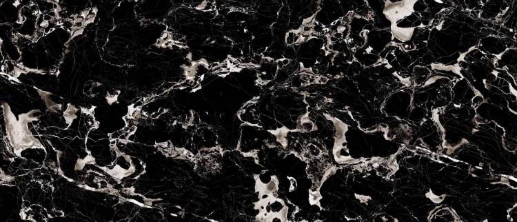 Керамогранит Ennface Marble ENMAR7005FL120280 Portoro Black Full Lappato 120x280x6