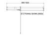 Душевая дверь в нишу Vincea Extenza (Экстенза) VDP-4EX9010CL профиль хром, стекло прозрачное, 100x195 фото 5