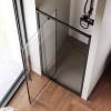 Душевая дверь в нишу Am.Pm Gem W90G-80-1P-BT профиль черный матовый, стекло прозрачное, 80x195 фото 4