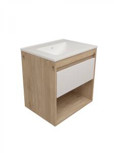 Тумба под раковину Watersense Nancy W00887 дуб, 60 см