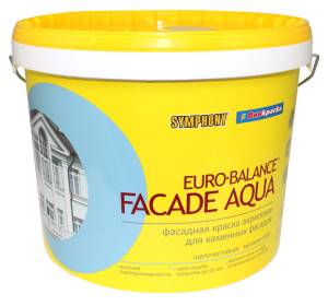 Краска фасадная Symphony Euro-Balance Facade Aqua база LC 2.7 л