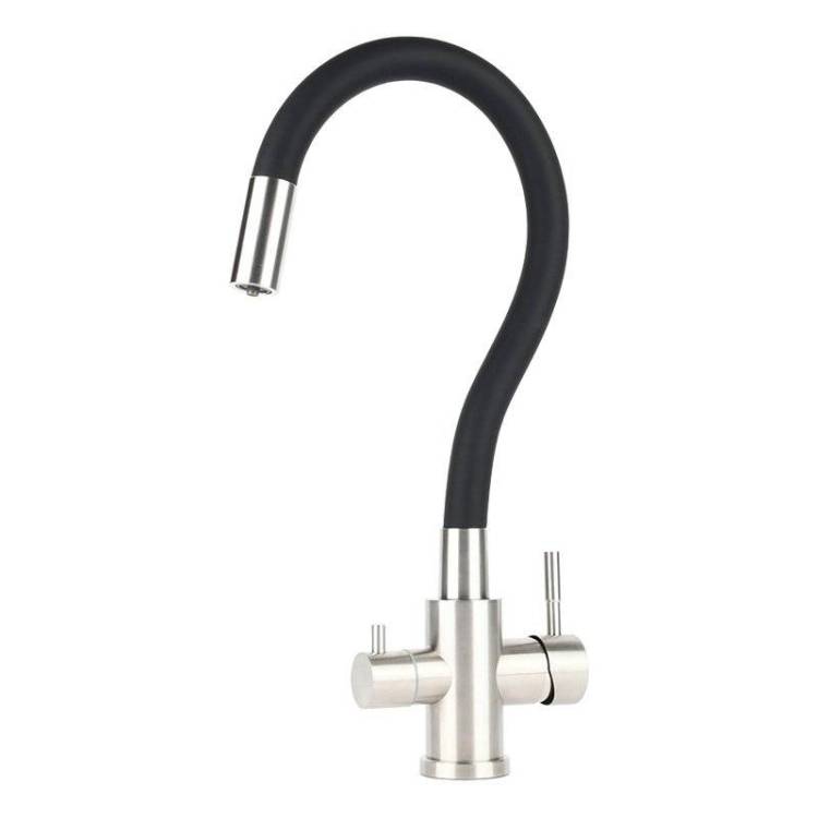 Смеситель для кухни Osgard Gron Gala 87283 под фильтр, черный