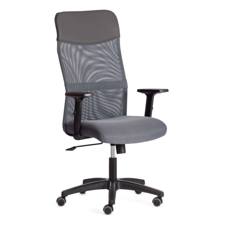 Кресло компьютерное Tetchair Practic PLT 21416 серый/металлик
