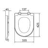 Крышка-сиденье Orange C01-003w с микролифтом фото 5