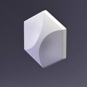 Дизайнерская панель Artpole E-0228 HEKSA-twin PLATINUM МАТ 17.3x2.7x20