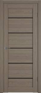Межкомнатная дверь Владимирская Фабрика Дверей Atum Pro 27 Brun Oak стекло Black Gloss 700x2000