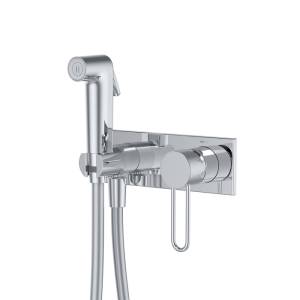 Гигиенический душ Iddis Duna DUNSBV0i08 с защитным клапаном, хром глянцевый