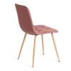 Стул Tetchair Chilly (mod. JSC-220) 24346 коралловый, натуральный, велюр фото 3