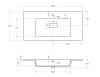 Раковина Cezares Slider CZR-1000/480-LV-MR-PRS белый матовый, 100x48x14.2 фото 4