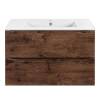 Тумба под раковину Vincea Mia Slim VMC-2MC800S1RW Коричневый