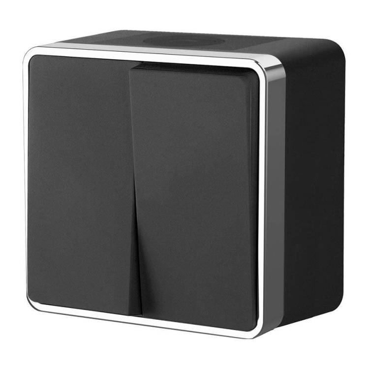 Выключатель двухклавишный влагозащищенный Werkel Gallant W5020235