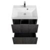 Тумба с раковиной Art&Max Verona-Push Черный, 60x60 фото 4