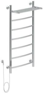 Полотенцесушитель электрический Aquanet Romeo 282049 тэн слева, с полкой, 100х50