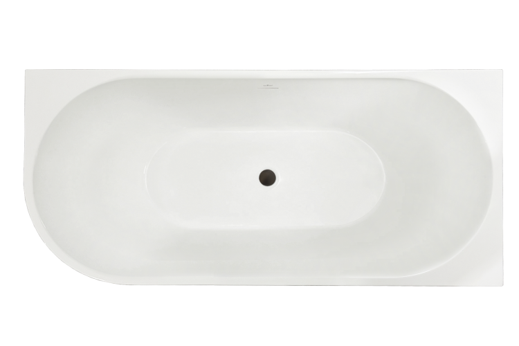 Акриловая ванна Royal Bath Riva RB610311R-BL правая, белая, 170x78